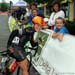 Lex ALBRECHT  (Optum p/b Kelly Benefit Strategies)  greets one of her biggest fans. 		CREDITS:  		TITLE:  		COPYRIGHT: